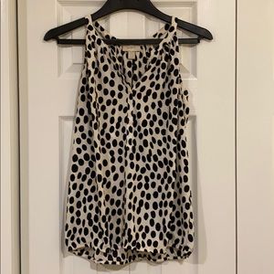 Polka dot tank top